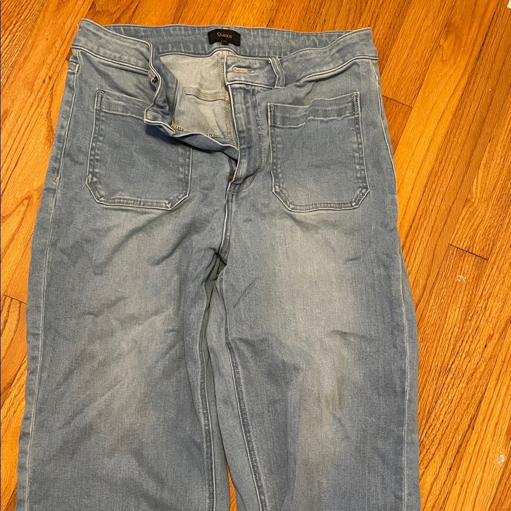 Quince Women's Relaxed Blue Jeans